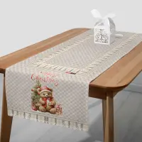 Traversă de masă cu motive de Crăciun - 5328 - Traversă de masă cu motive de Crăciun - 5328