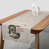 Traversă de masă cu motive de Crăciun - 5329 - Traversă de masă cu motive de Crăciun - 5329