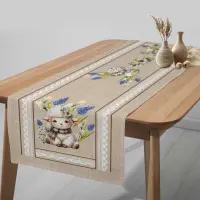 Față de masă decorativă cu motive de Paște - 4077 - Față de masă decorativă cu motive de Paște - 4077