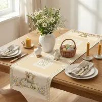 Față de masă decorativă cu motive de Paște - 5425 - Față de masă decorativă cu motive de Paște - 5425