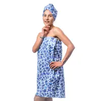 Set turban cu imprimat M1 - 1477 | Set turban cu imprimat M1 - 1477