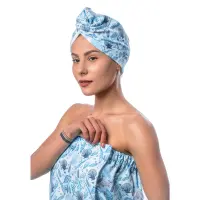 Set turban cu imprimat M5 - 1488 | Set turban cu imprimat M5 - 1488