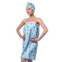 Set turban cu imprimat M5 - Set turban cu imprimat M5