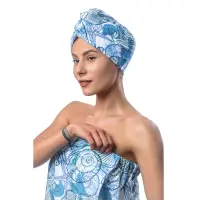 Set turban cu imprimat M7 - 1494 | Set turban cu imprimat M7 - 1494