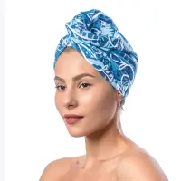 Set turban cu imprimat M8 - 1498 | Set turban cu imprimat M8 - 1498