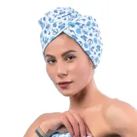 Set turban cu imprimat M9 - 1501 | Set turban cu imprimat M9 - 1501
